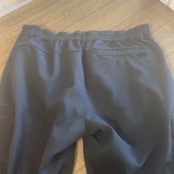 Men’s Black Fleece Lined Water-Resistant Hiking/outdoor pants - black - Sz L - Picture 7 of 8